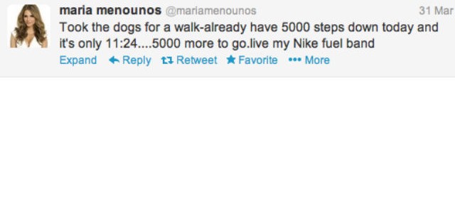 Maria Menounos Is a Twitter Mole