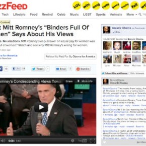 State of the Cuisinart Marketing (II): Obama Campaign Buys Into BuzzFeed's Branded Content